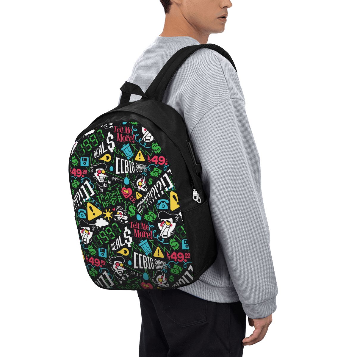 Women Bags For Laptop - Deltarune SPAMTON G Backpack Travel Notebook