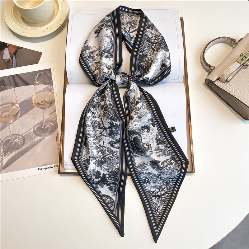 Women Bags Luxury - Luxury Long Neckerchief Skinny Hair Bands