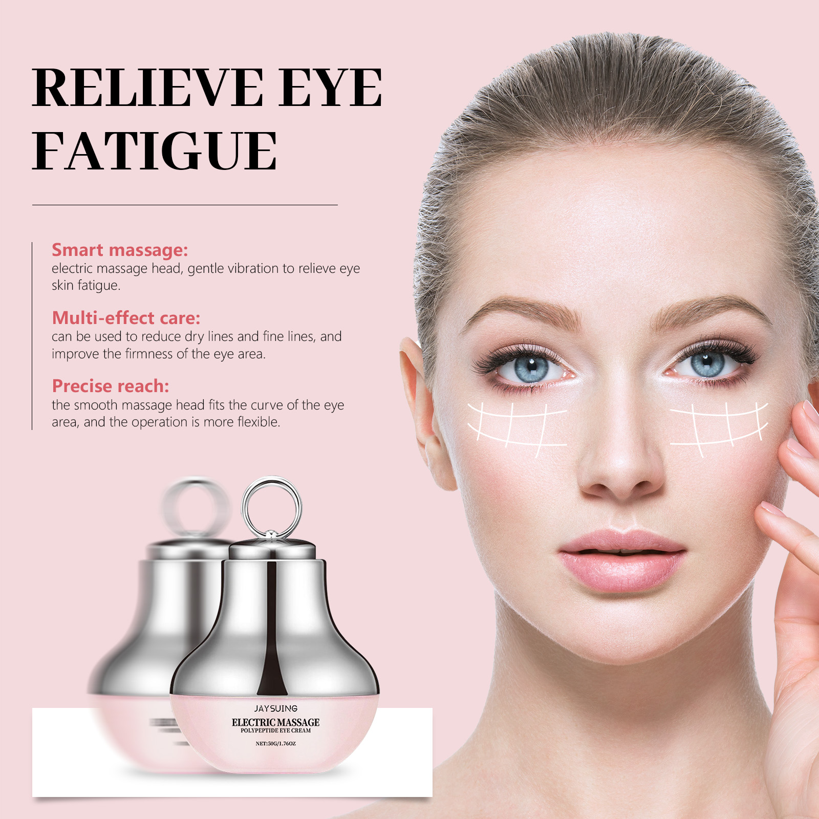 Electric Massage Eye Cream Fir - đánh giá và giá Women Bags Under Eyes