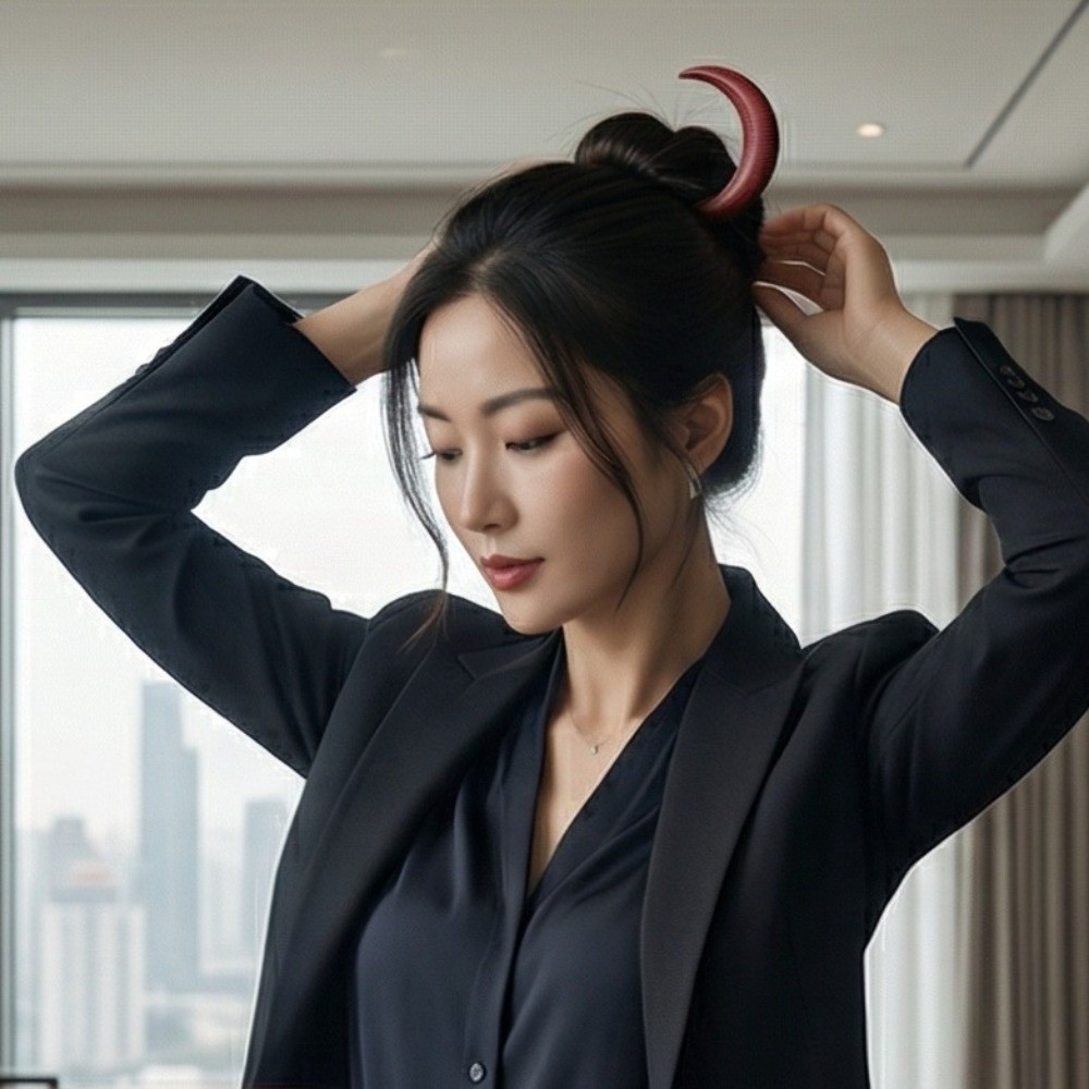 Fashion Elegant Crescent Hair  - đánh giá và giá Half Moon Crescent