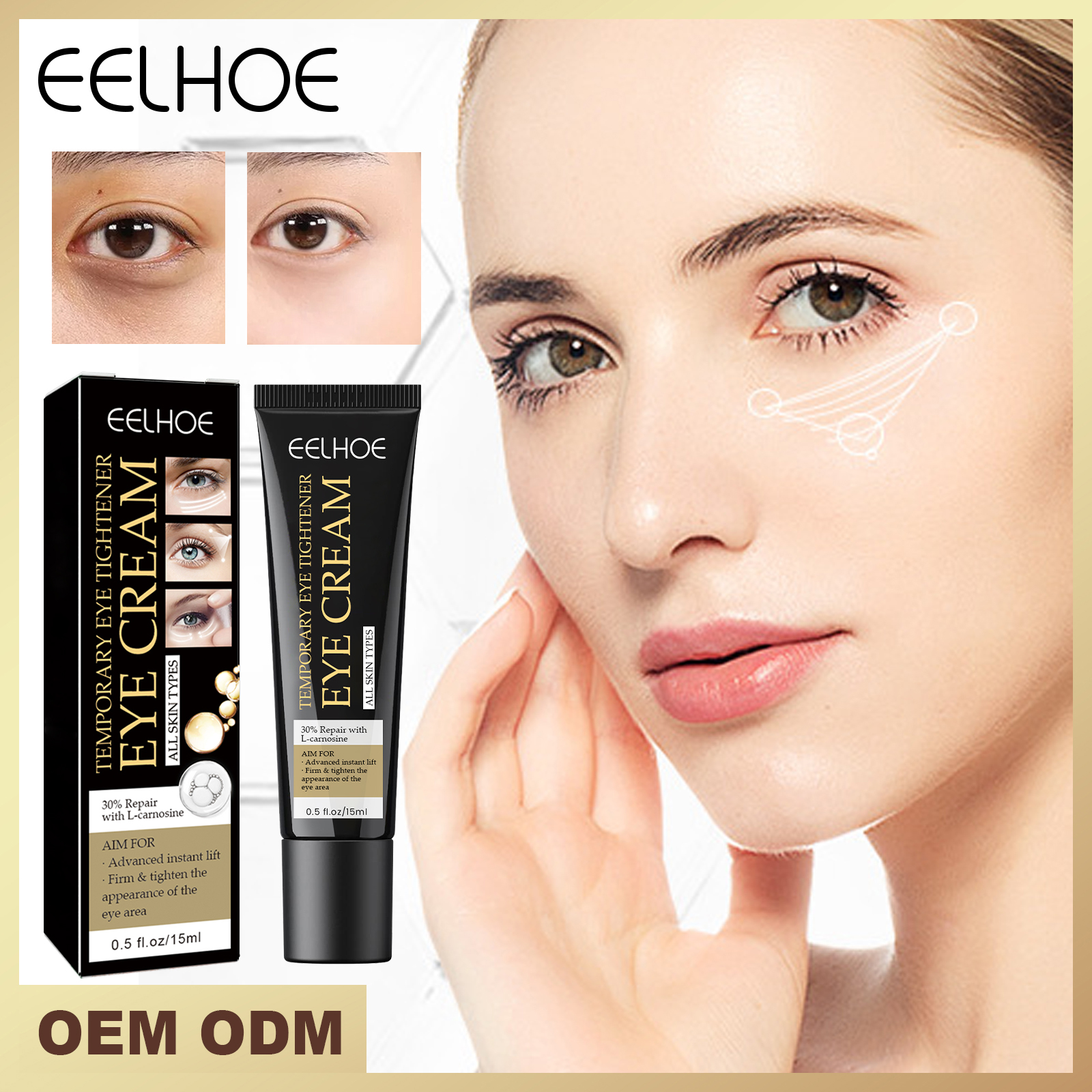 EELHOE Eye Firming Cream for D - đánh giá và giá Women Bags Under Eyes