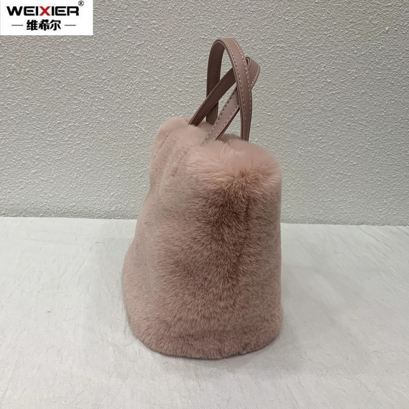 Faux Fur Solid Color Women Han - đánh giá và giá Women Bags Max