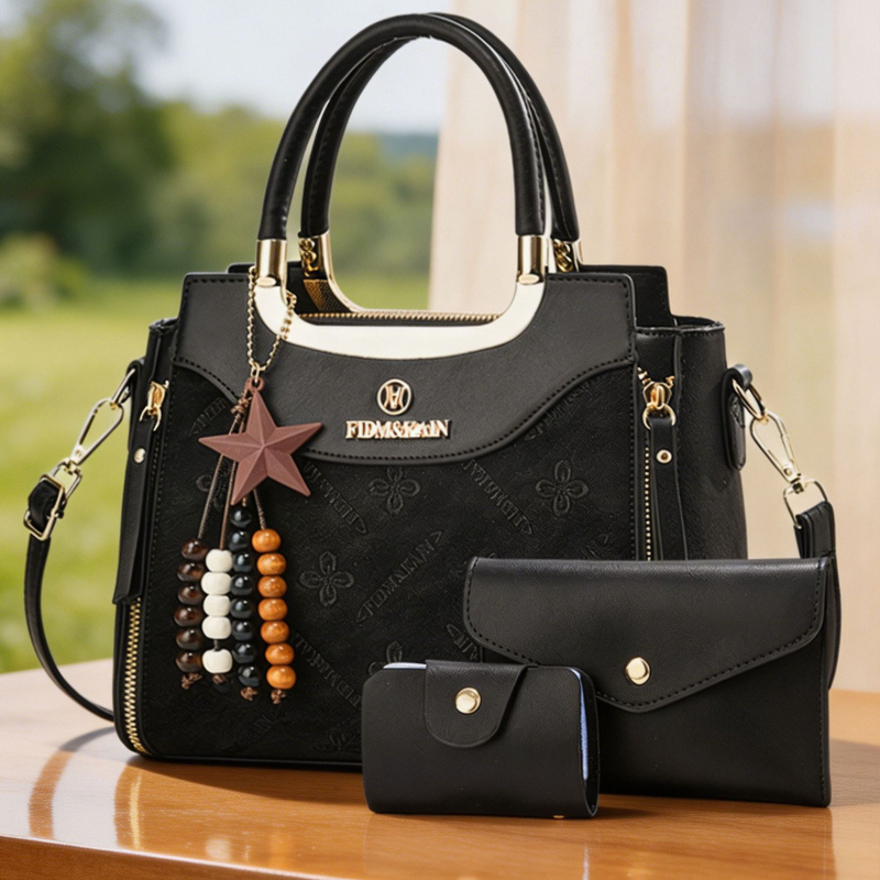 Stylish women's handbag, solid - đánh giá và giá Women Bags Luxury