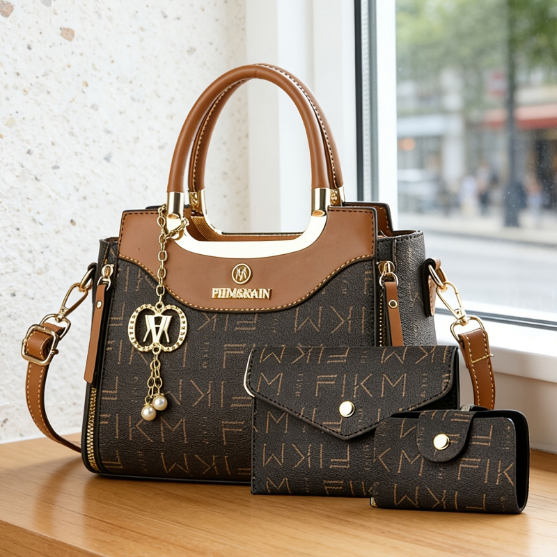 3-piece set of light luxury hi - đánh giá và giá Women Bags Luxury