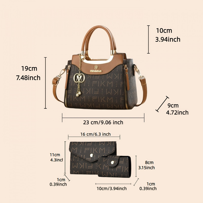 3-piece set of light luxury hi - đánh giá và giá Women Bags Luxury