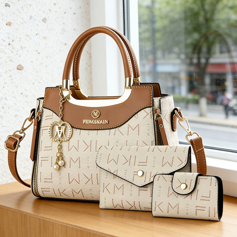 3-piece set of light luxury hi - đánh giá và giá Women Bags Luxury