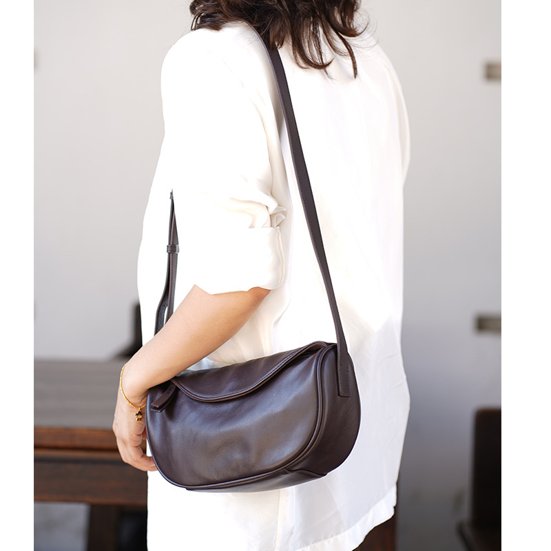 Genuine Leather Women Crossbod - đánh giá và giá Half Moon Crescent