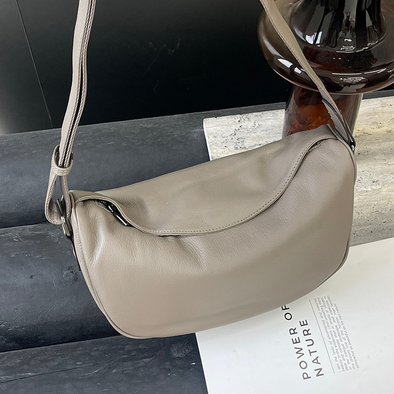 Genuine Leather Women Crossbod - đánh giá và giá Half Moon Crescent
