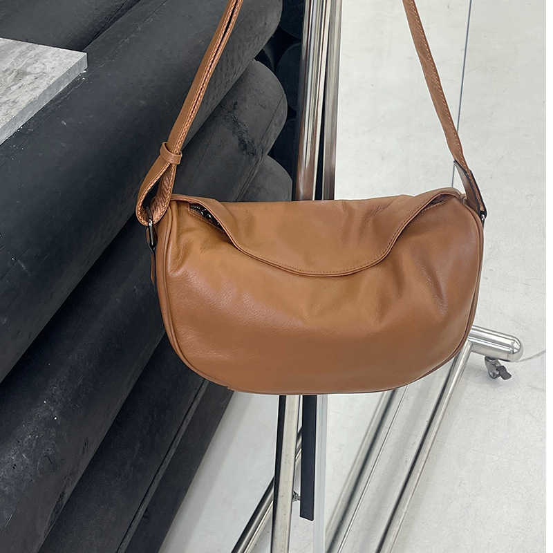 Genuine Leather Women Crossbod - đánh giá và giá Half Moon Crescent
