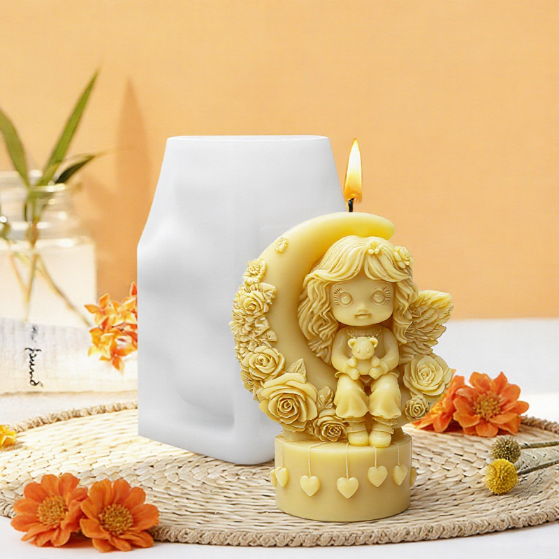 Moonlight Angel Themed Half-Mo - đánh giá và giá Half Moon Crescent