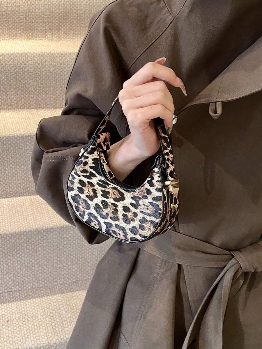 Leopard Print Half Moon Cresce - đánh giá và giá Half Moon Crescent