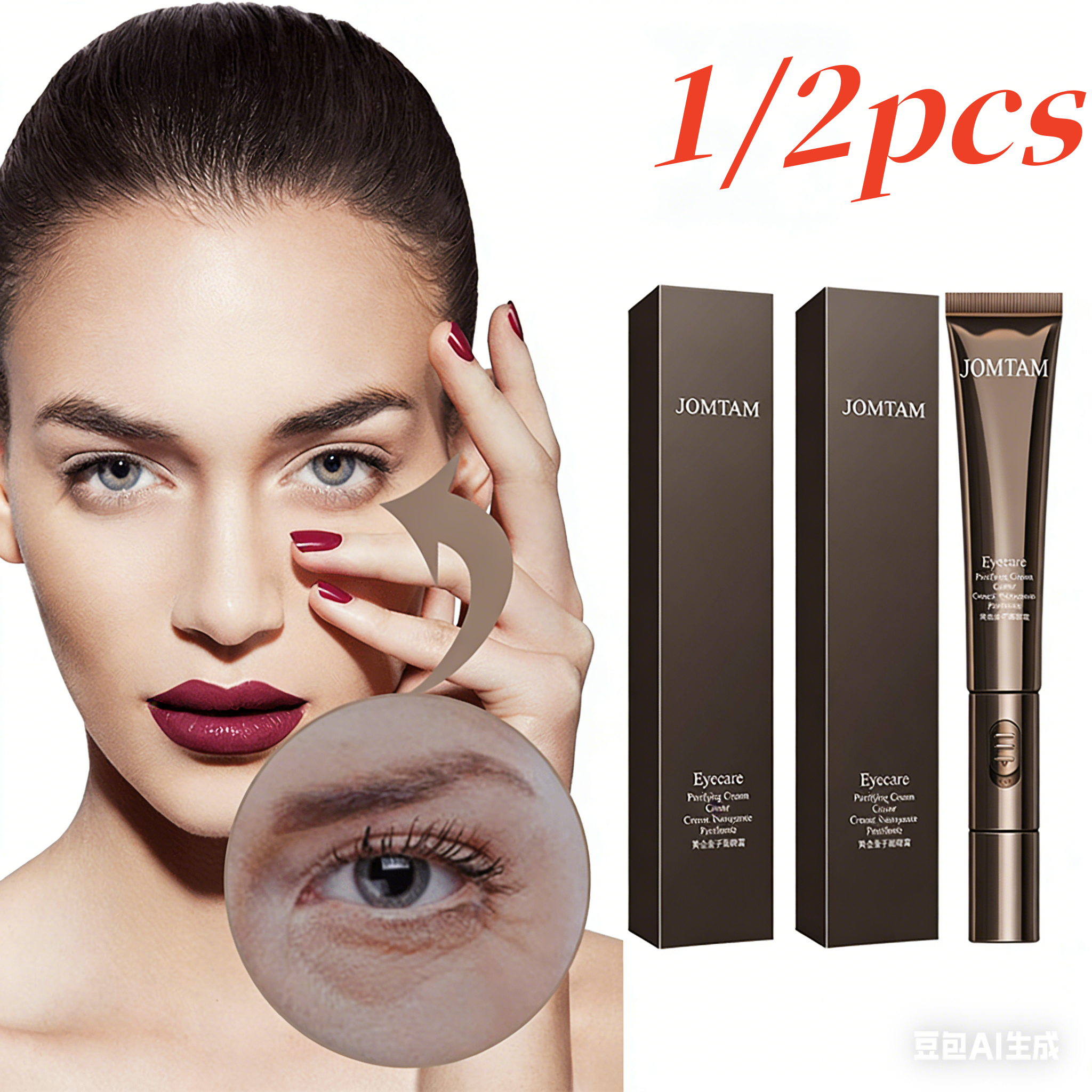 1/2pcs Caffeine Firming Eye Cr - đánh giá và giá Women Bags Under Eyes