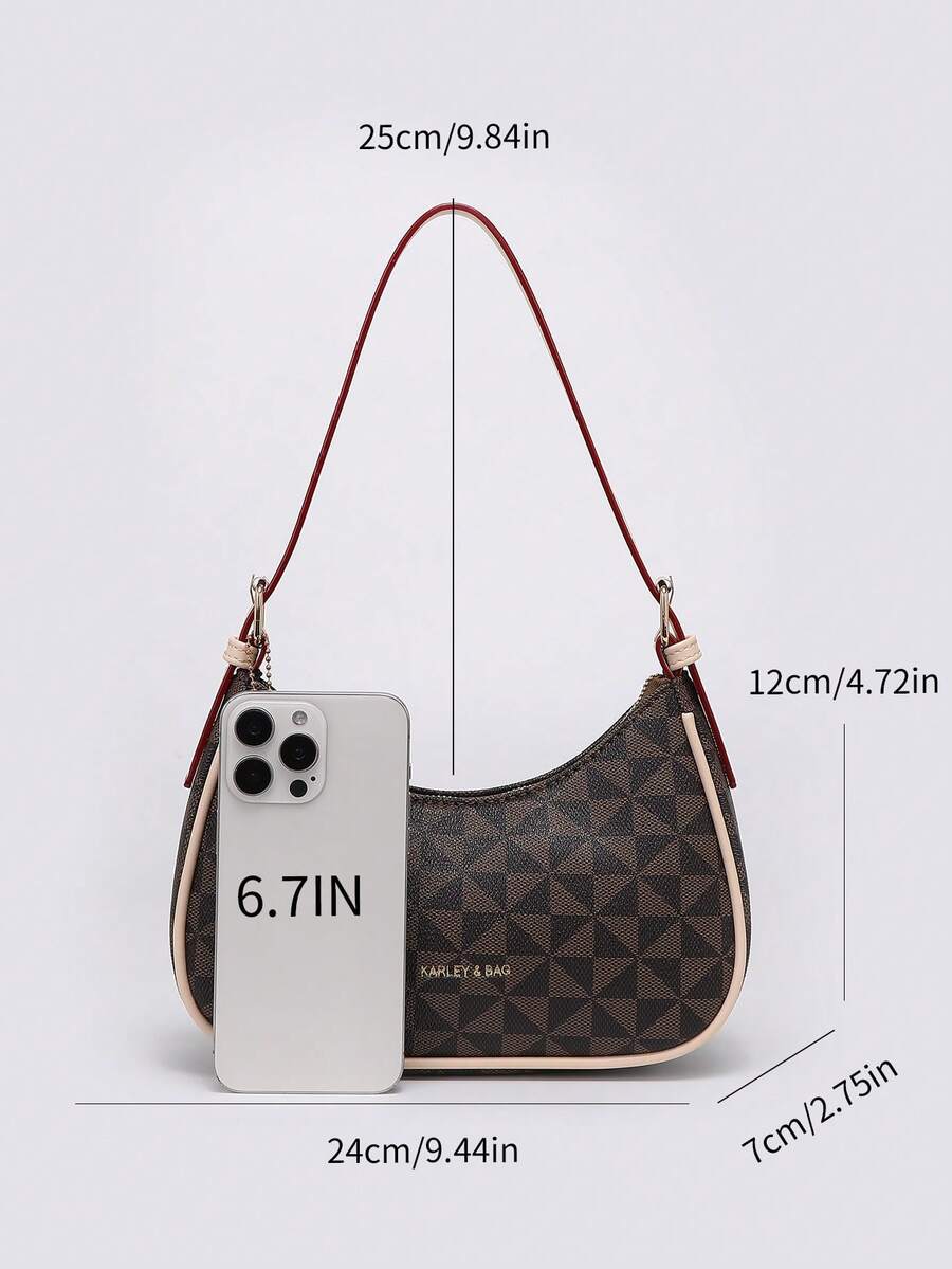 Fashion Crescent Shoulder Bag  - đánh giá và giá Half Moon Crescent