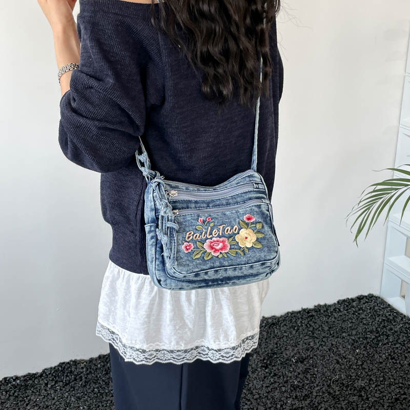 New Lightweight Denim Zipper C - đánh giá và giá Women Bags Sale