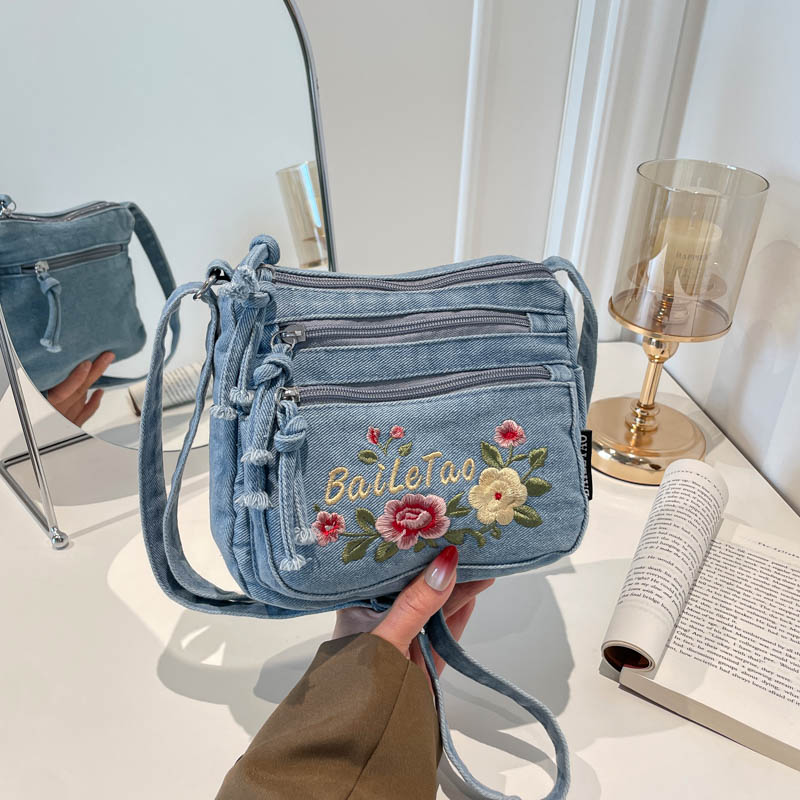 New Lightweight Denim Zipper C - đánh giá và giá Women Bags Sale