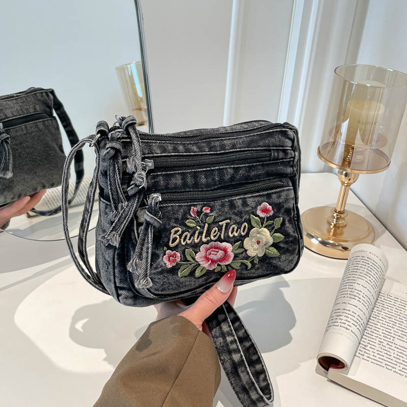 New Lightweight Denim Zipper C - đánh giá và giá Women Bags Sale