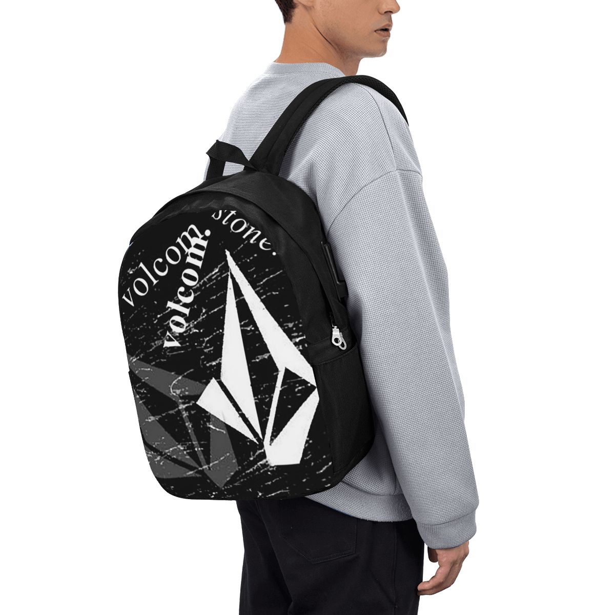 V-Volcom Logo Backpack Travel  - đánh giá và giá Women Bags For Laptop