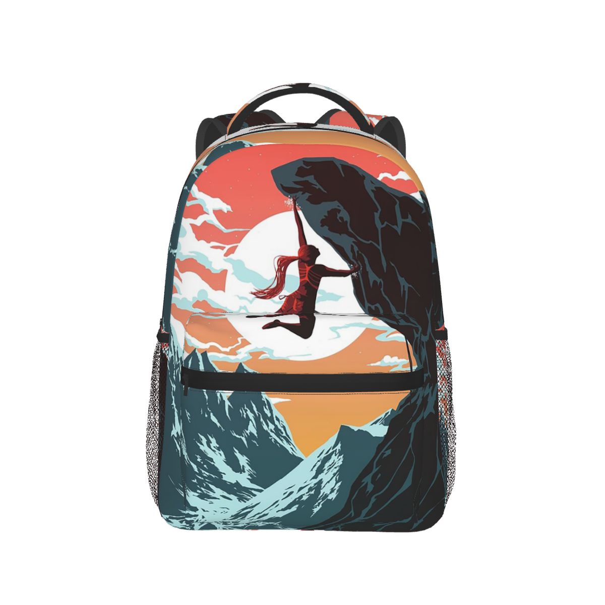 Climbing Girl Vector Art Backp - đánh giá và giá Women Bags Vector