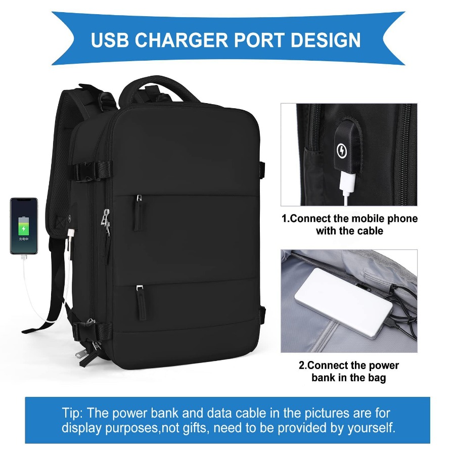 【New Arrival】Black Travel Back - đánh giá và giá Women Bags For Laptop