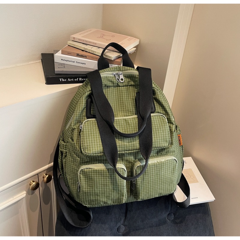 Multi-pocket Checkered Youth B - đánh giá và giá Women Bags Sale