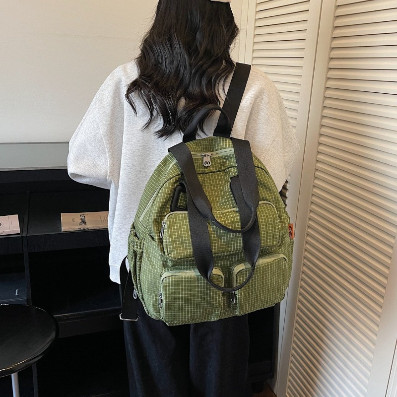 Multi-pocket Checkered Youth B - đánh giá và giá Women Bags Sale