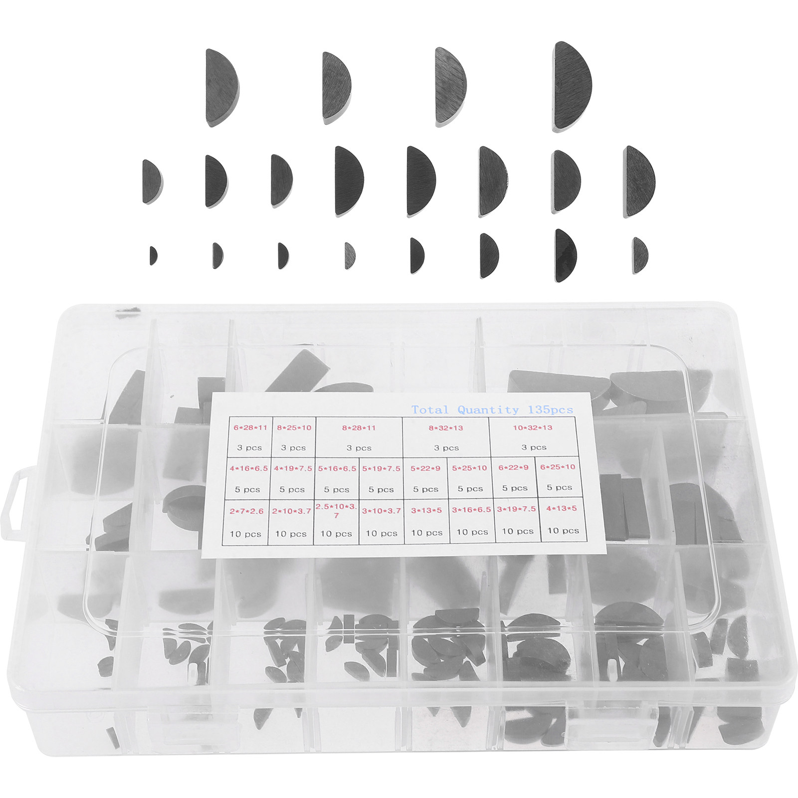 135pcs Crescent Key Set Semici - đánh giá và giá Half Moon Crescent