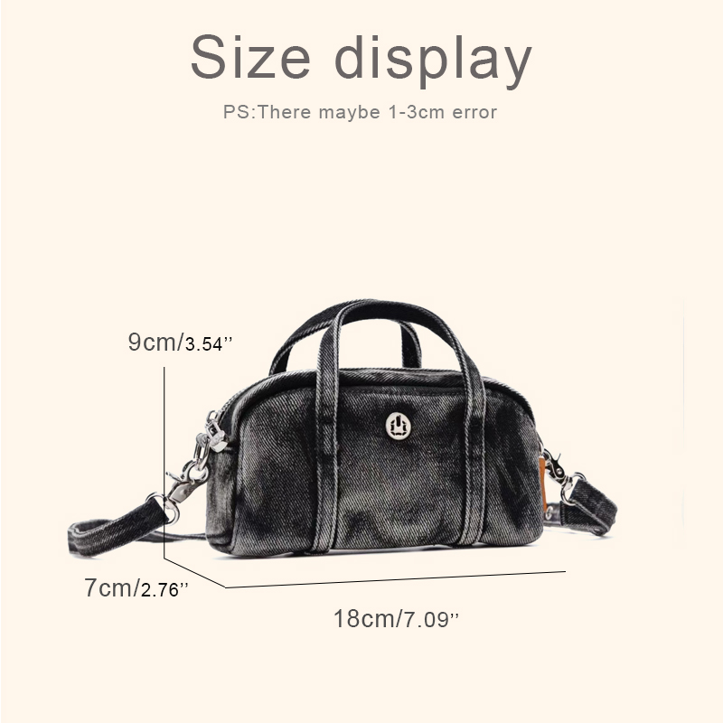 Korean Casual Mini Denim Box B - đánh giá và giá Women Bags Max