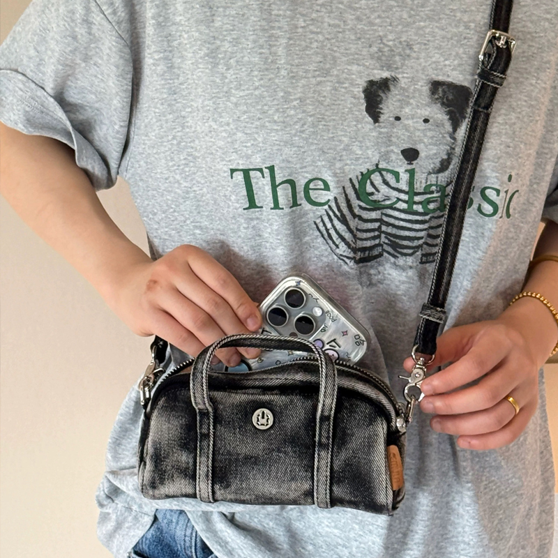 Korean Casual Mini Denim Box B - đánh giá và giá Women Bags Max