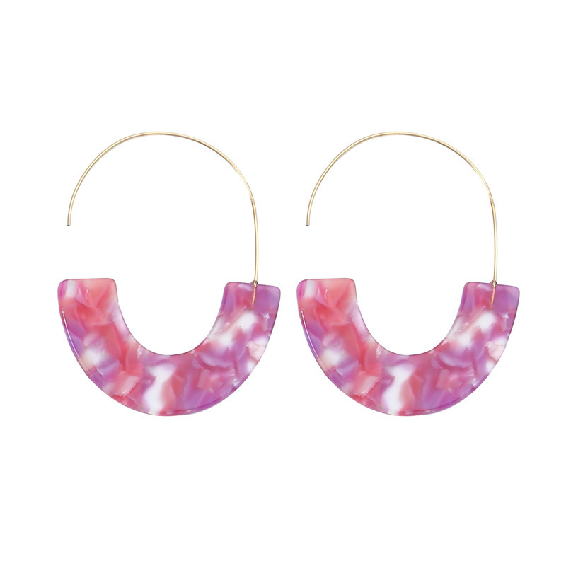 Moon Hoop Earrings Gold Brass  - đánh giá và giá Half Moon Crescent