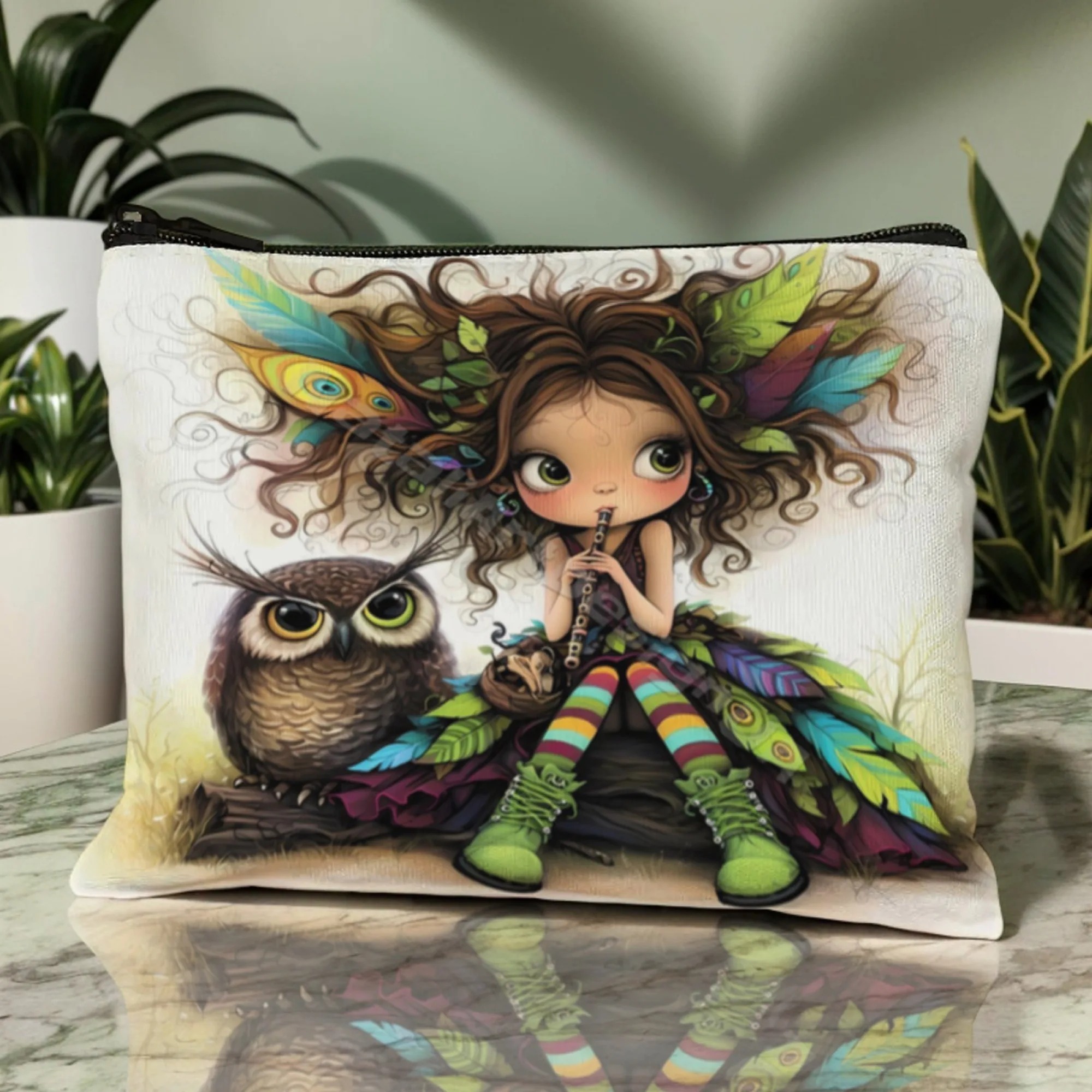 Cartoon Girl Makeup Bag Zipper - đánh giá và giá Women Bags Purses