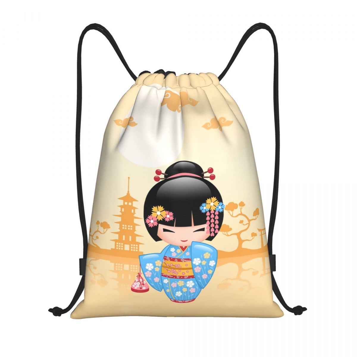 Japanese Maiko Kokeshi Doll Dr - đánh giá và giá Women Bags Vector