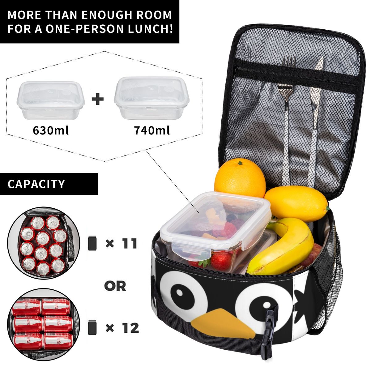 Cute Vector Penguin Insulated  - đánh giá và giá Women Bags Vector