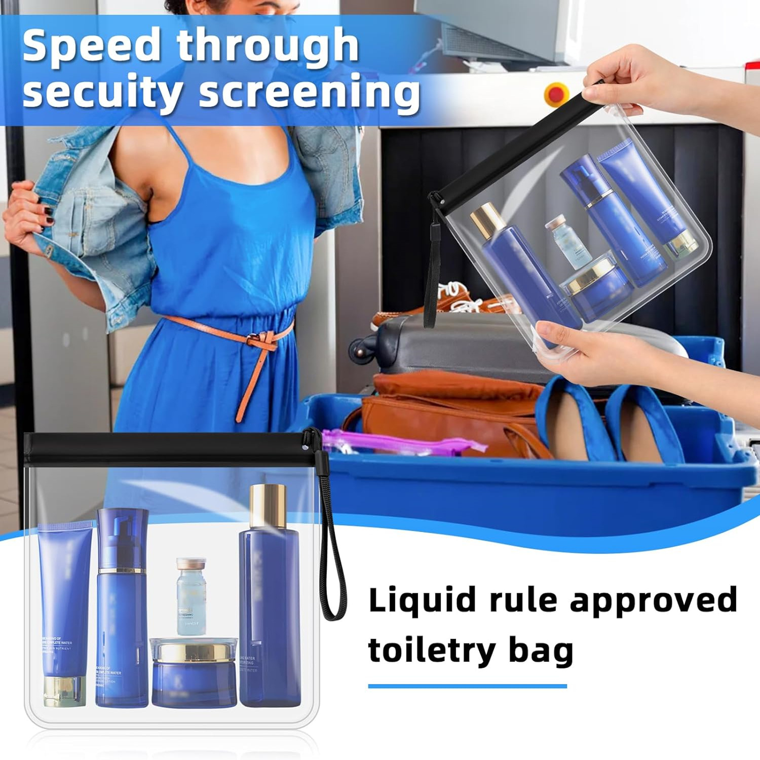 1pc Luggage Transparent Travel - đánh giá và giá Women Bags For Airport