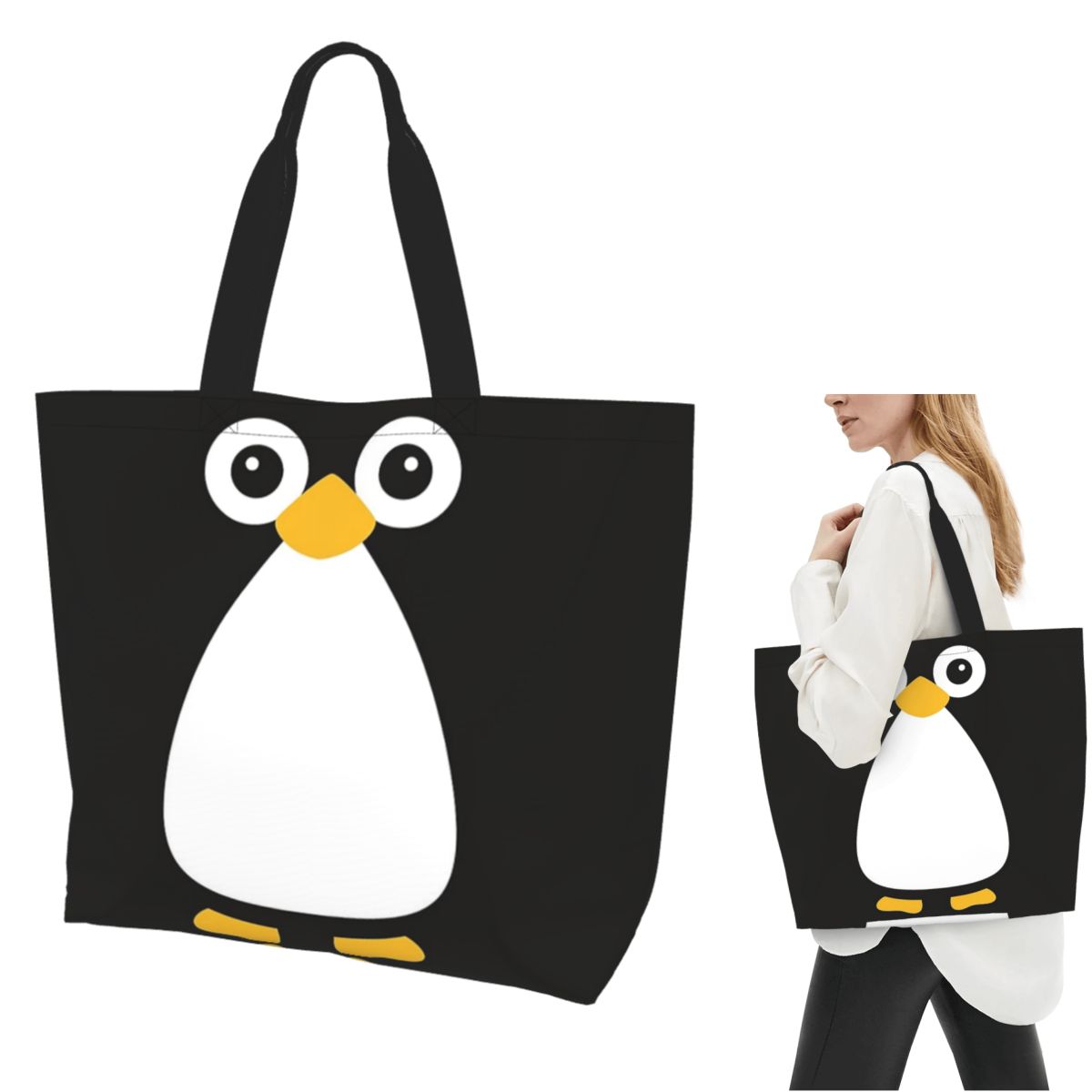Cute Vector Penguin Shopping T - đánh giá và giá Women Bags Vector